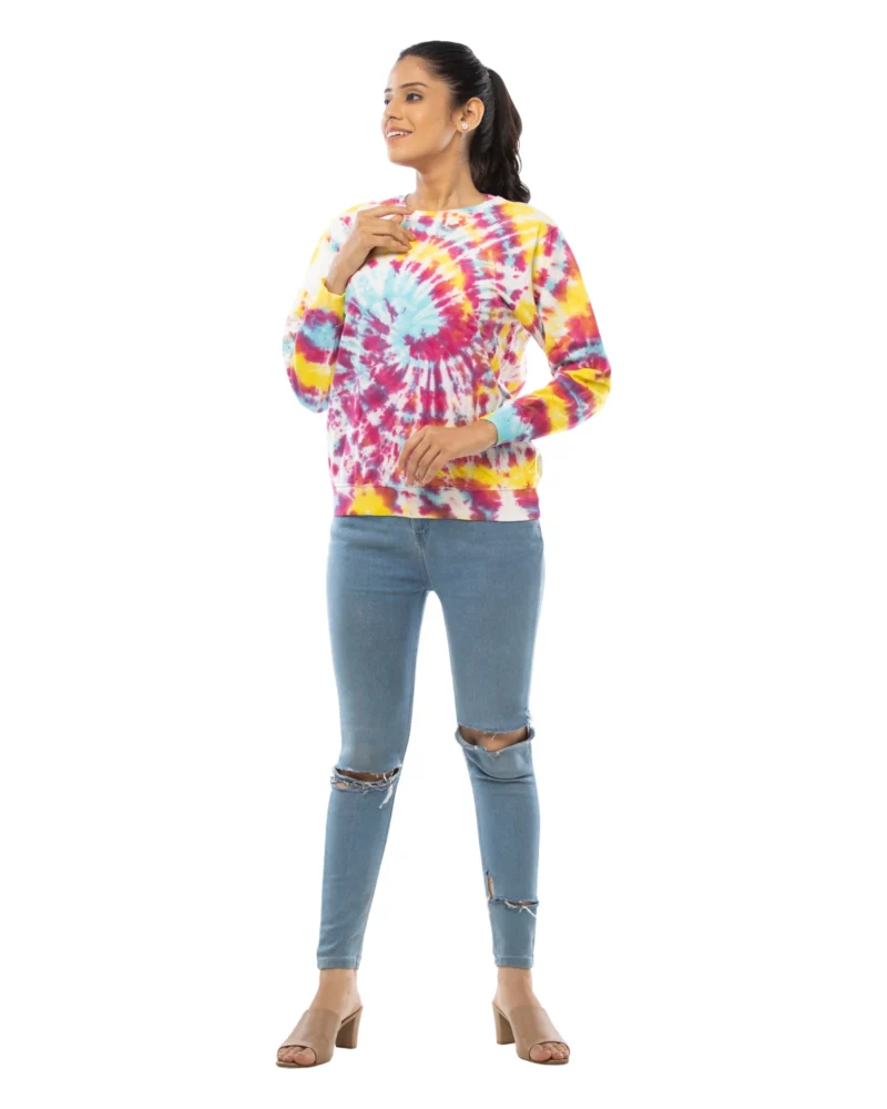 Flithy Tie-Dye Sweatshirt For Women