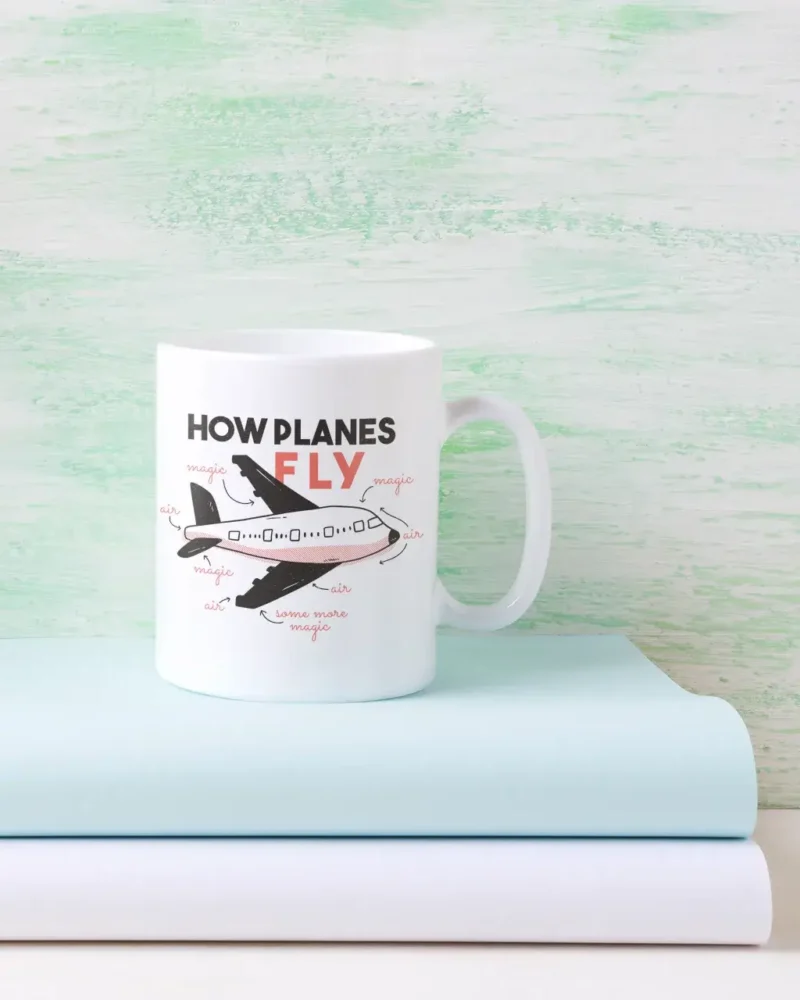 Travel The Plane Flys Mug