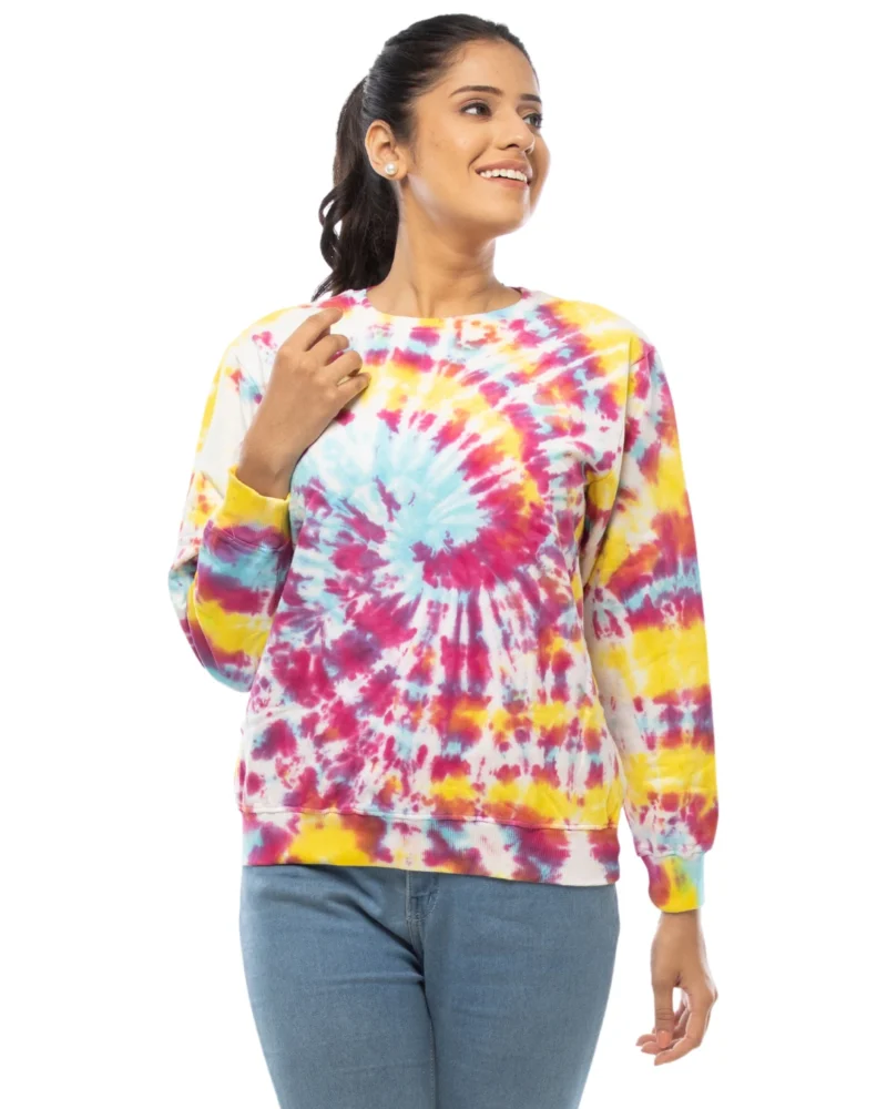 Flithy Tie-Dye Sweatshirt For Women