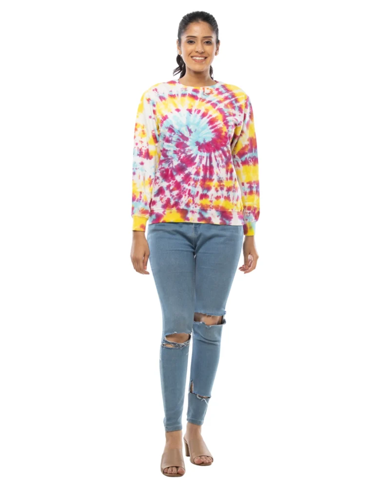 Flithy Tie-Dye Sweatshirt For Women