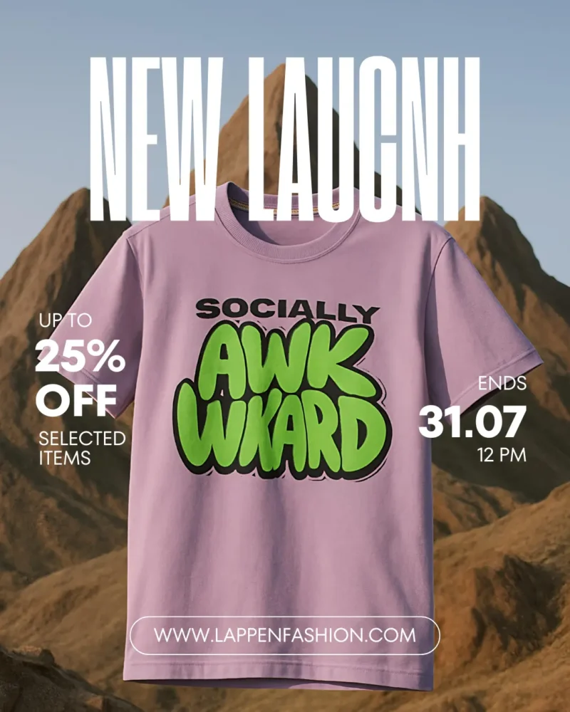 Socially Awkward Oversized Tees